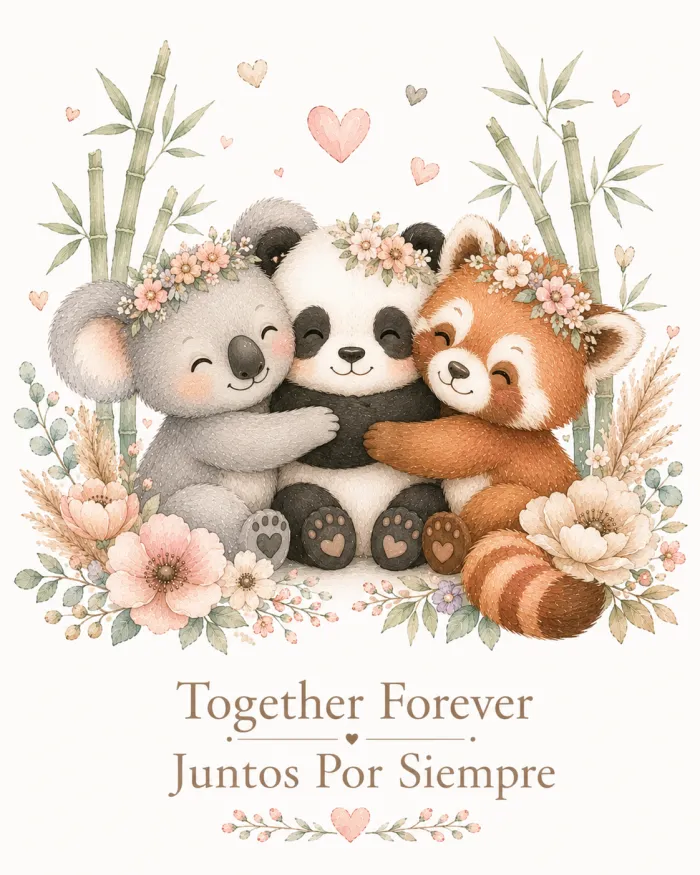 Koala y pandas